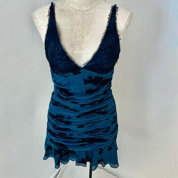 Elizabeth & James 4 Silk Floral Print Party Dress - Picture 10 of 10